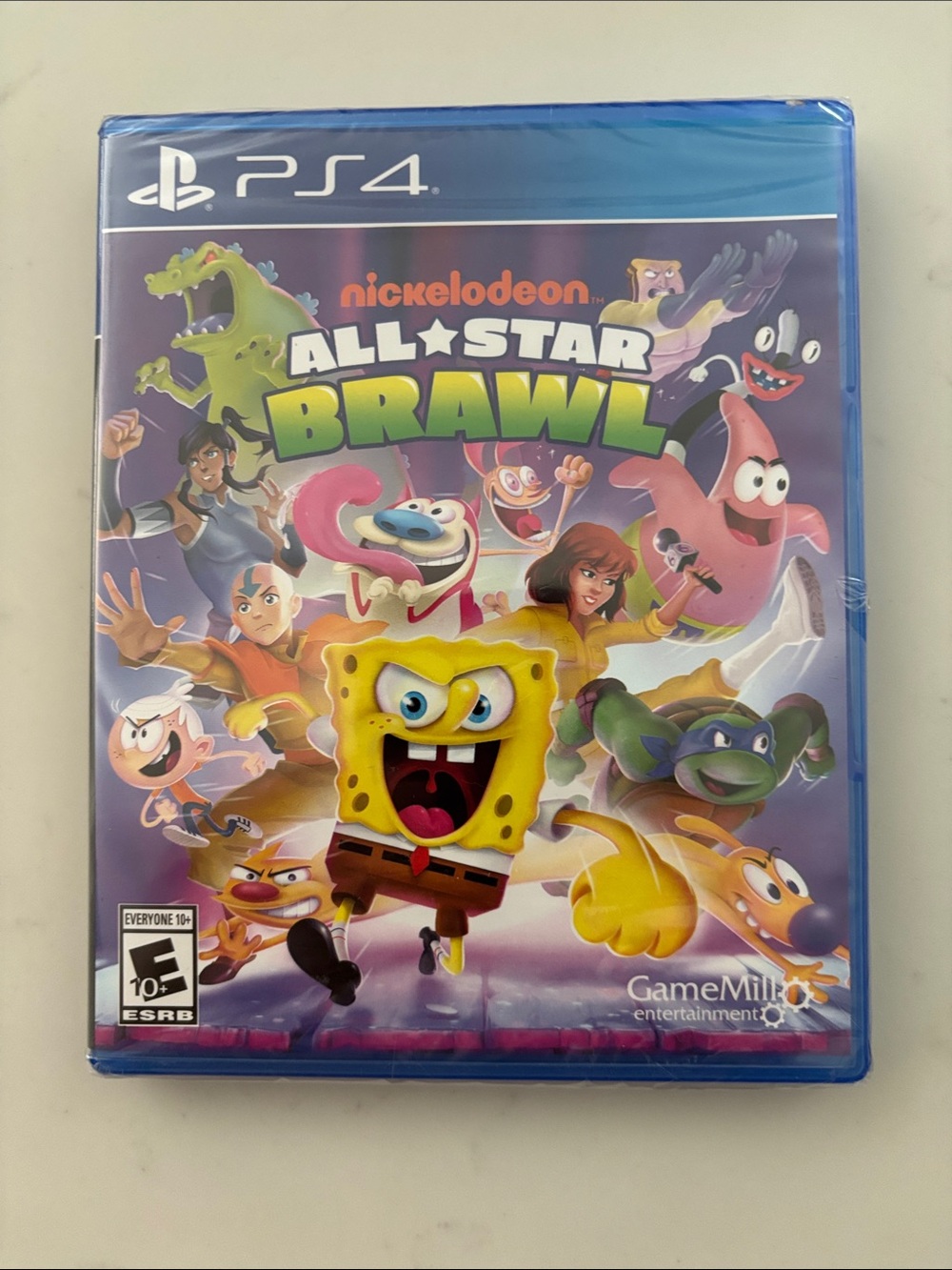 Nickelodeon All-Star Brawl PS4 — Yellow & Purple Cover